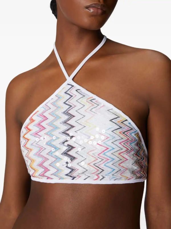 Missoni Zigzag-pattern Bikini | Browns Bikinis
