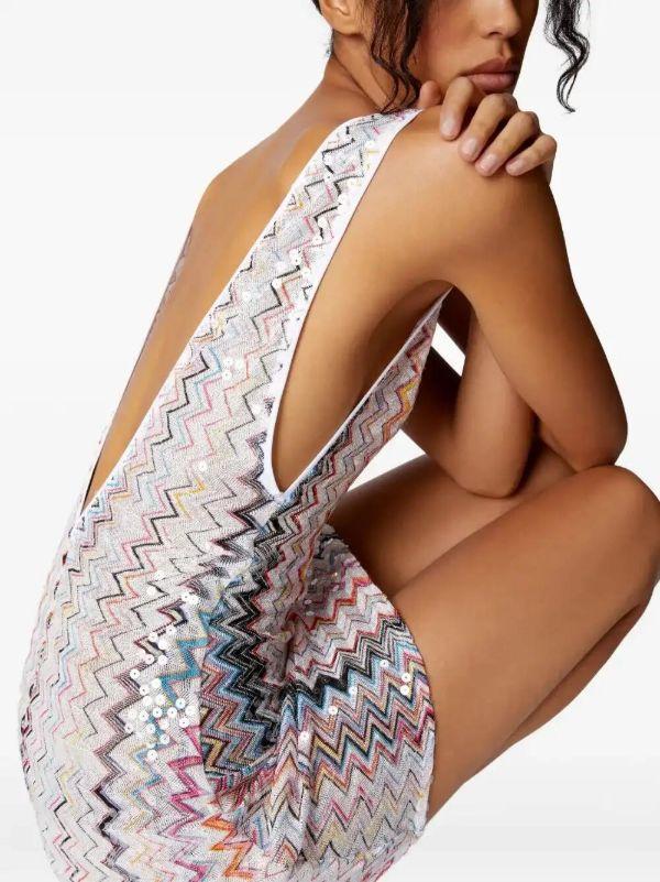 Missoni Zigzag-pattern Mini Dress | Browns Beach Dresses