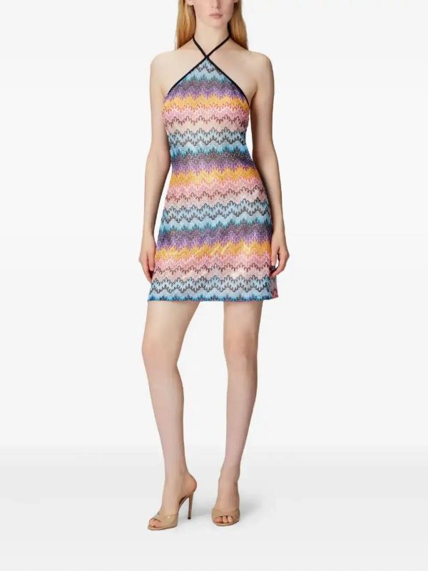 Missoni Zigzag-pattern Mini Dress | Browns Day Dresses