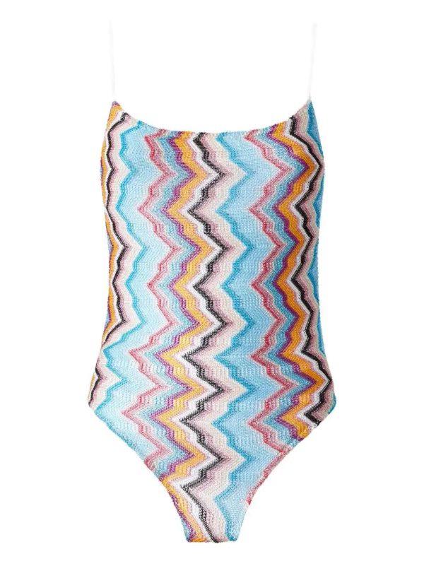 Missoni zigzag-pattern swimsuit | Browns One-Pieces