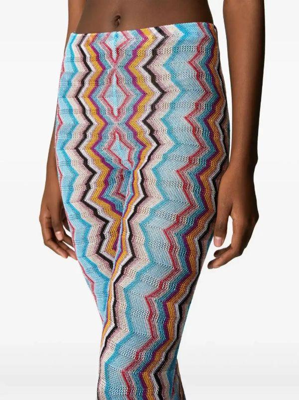 Missoni Zigzag-pattern Trousers | Browns High Waisted Pants