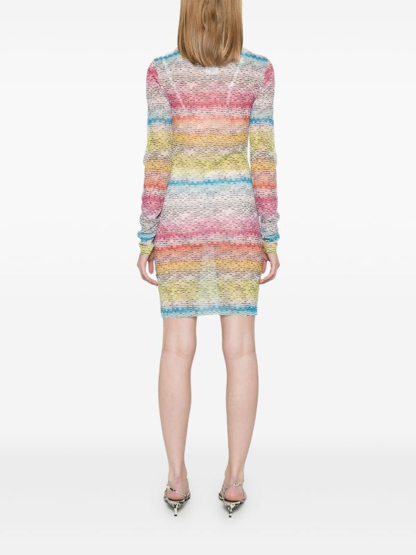 Missoni Zigzag-print Mini Dress | Browns Sweater Dresses