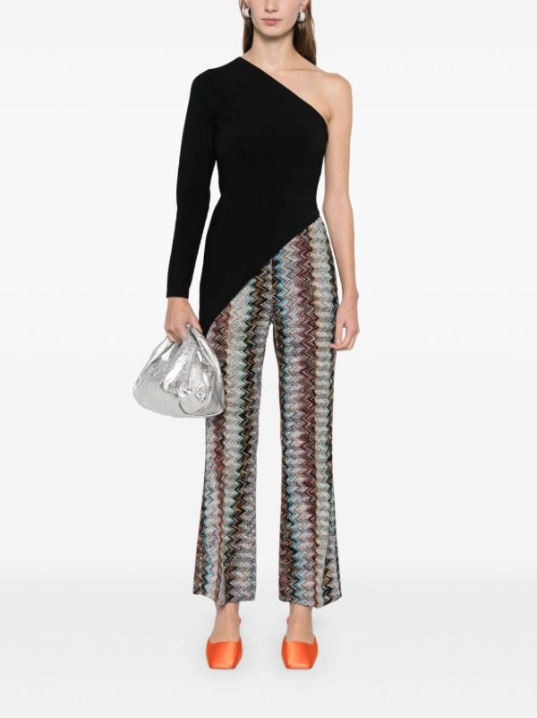 Missoni Zigzag Straight Trousers | Browns Straight-Leg Pants