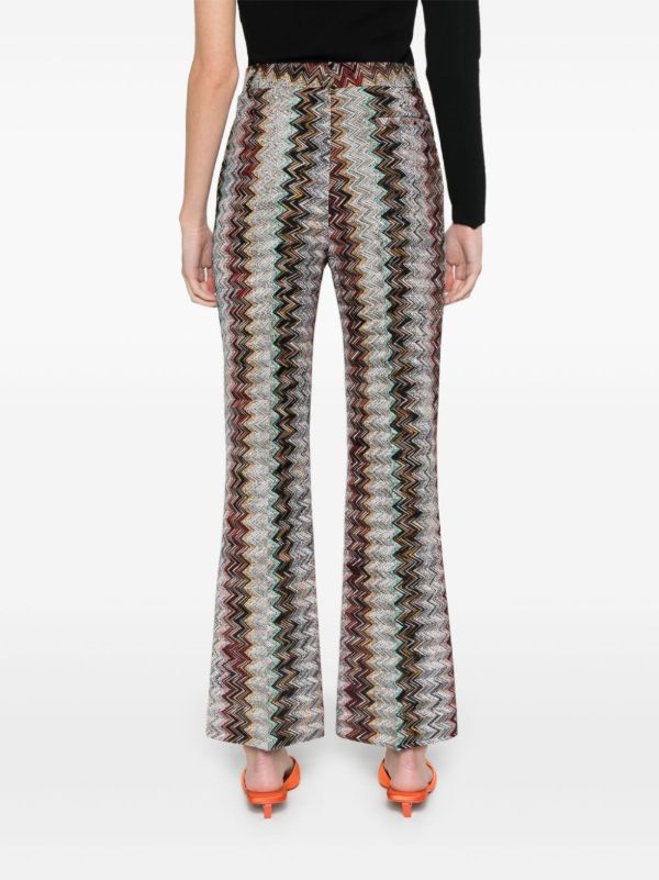 Missoni Zigzag Straight Trousers | Browns Straight-Leg Pants