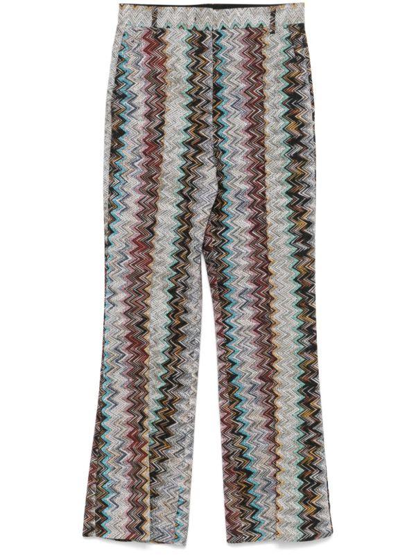 Missoni Zigzag Straight Trousers | Browns Straight-Leg Pants