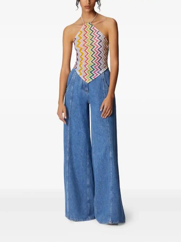 Missoni Zigzag-woven Top | Browns Vests & Tank Tops