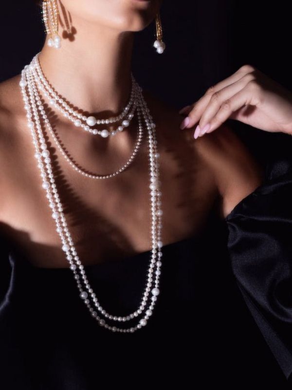 Mizuki 14K Yellow Gold Freshwater Pearl Necklace | Browns Necklaces