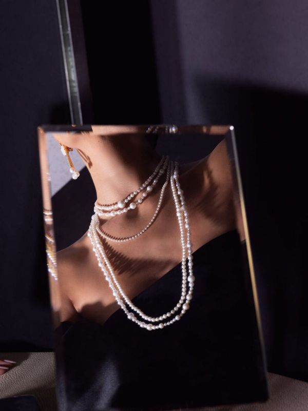 Mizuki 14K Yellow Gold Freshwater Pearl Necklace | Browns Necklaces