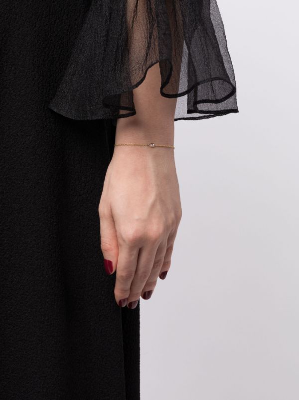 Mizuki 14K Yellow Gold Sea Of Beauty Diamond And Pearl Bracelet | Browns Fine Bracelets