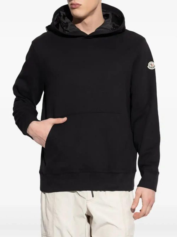 Moncler Adjustable Cotton Hoodie | Browns Hoodies