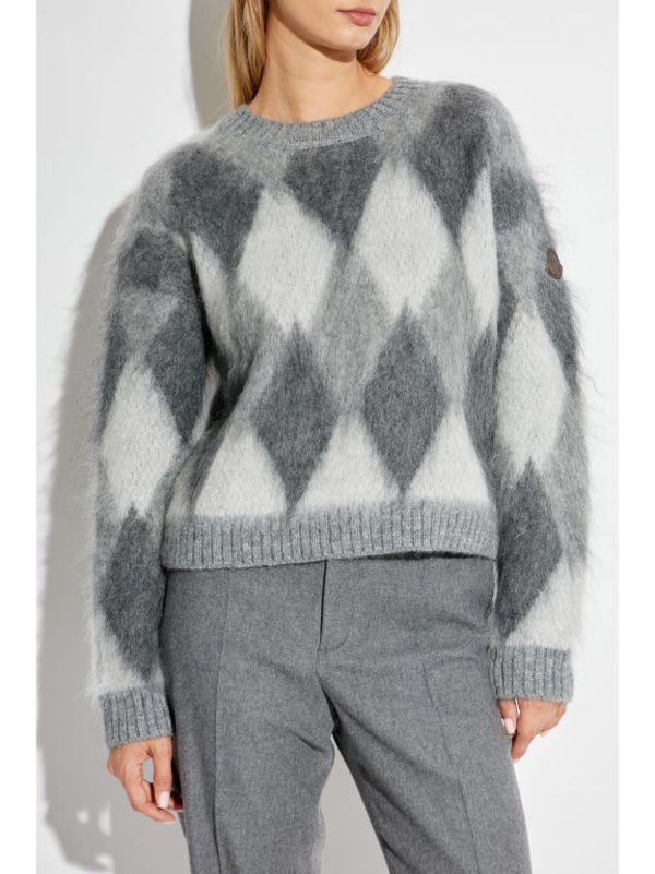 Moncler Argyle Jumper | Browns Knitted Sweaters
