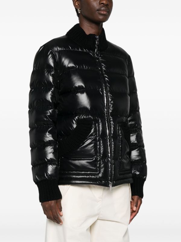 Moncler Black Arcelot Quilted Jacket | Browns Down Jackets