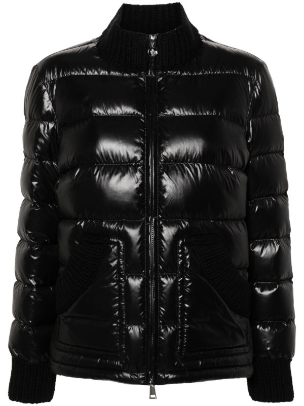 Moncler Black Arcelot Quilted Jacket | Browns Down Jackets