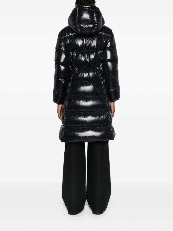 Moncler Black Bellevue Coat | Browns Puffer Coats
