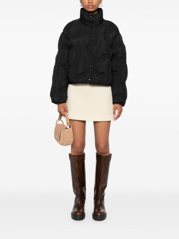 Moncler Black Beryl Puffer Jacket | Browns Down Jackets