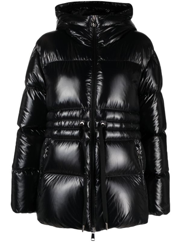 Moncler Black Taleve Padded Coat | Browns Puffer Coats