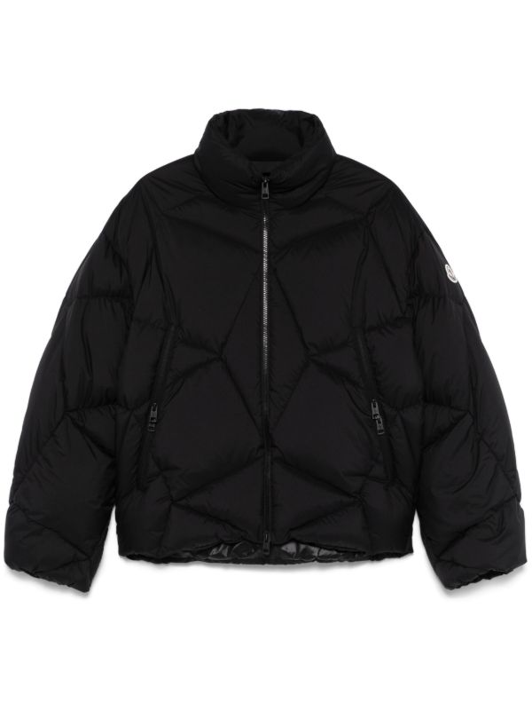 Moncler Black Vardar Jacket | Browns Down Jackets