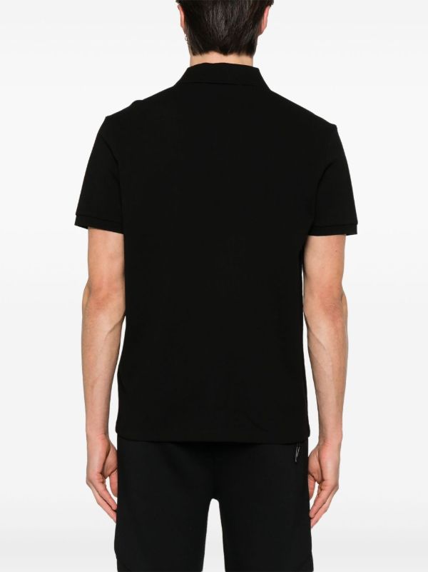 Moncler Black Year Of The Snake Polo Shirt | Browns Polo Shirts