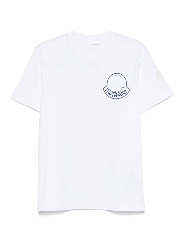 Moncler crest logo-print T-shirt | Browns T-Shirts