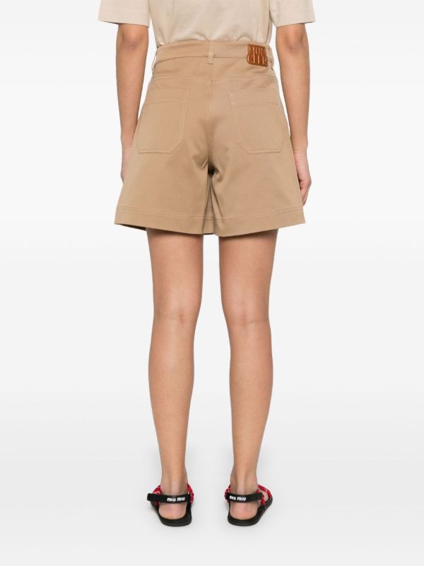 Moncler Gabardine-Weave Bermuda Shorts | Browns Short & Mini Shorts