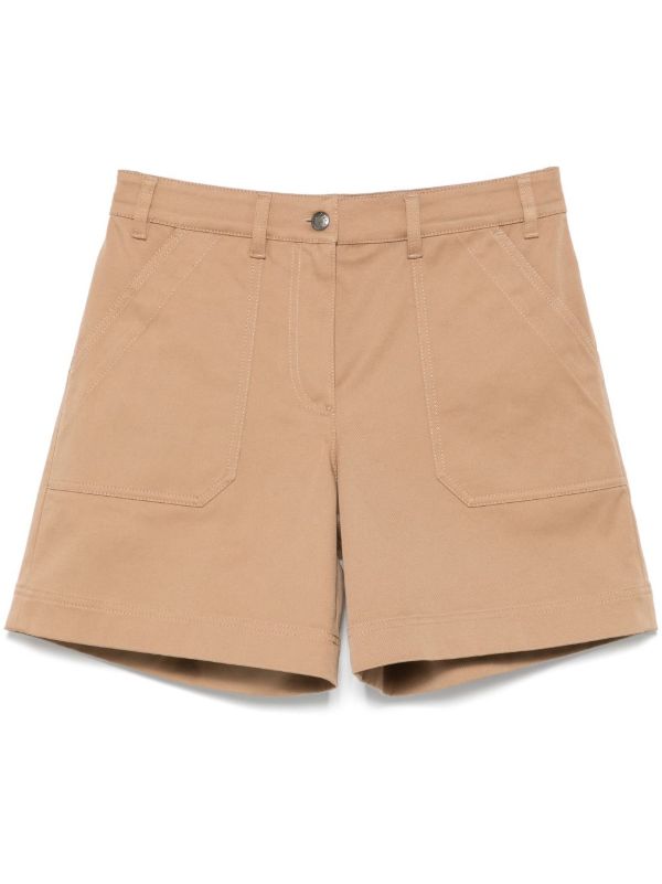 Moncler Gabardine-Weave Bermuda Shorts | Browns Short & Mini Shorts