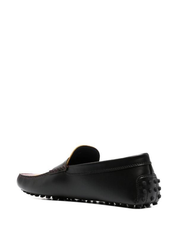Moncler Genius X Palm Angels Black Gommino Loafers | Browns Loafers