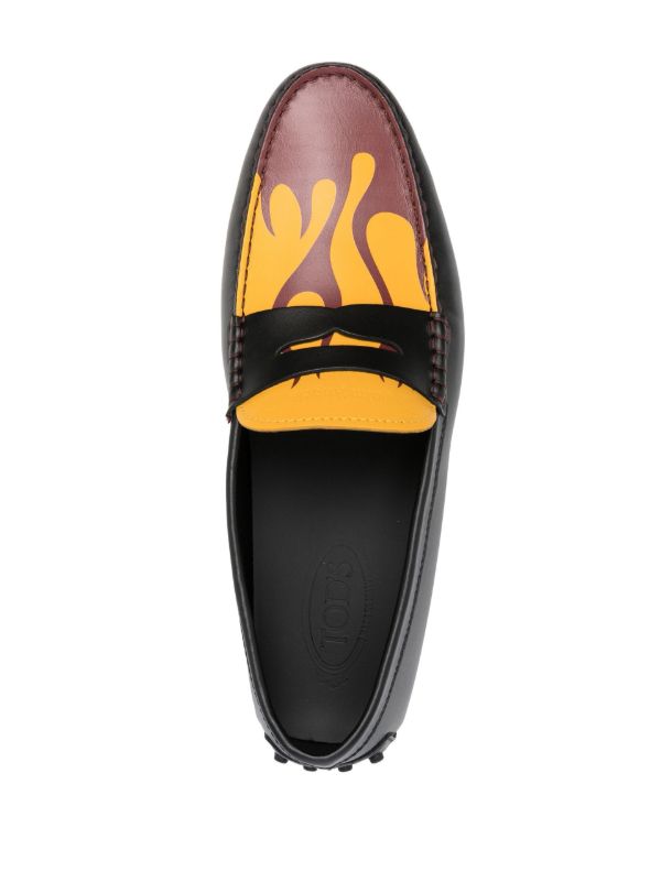 Moncler Genius X Palm Angels Black Gommino Loafers | Browns Loafers