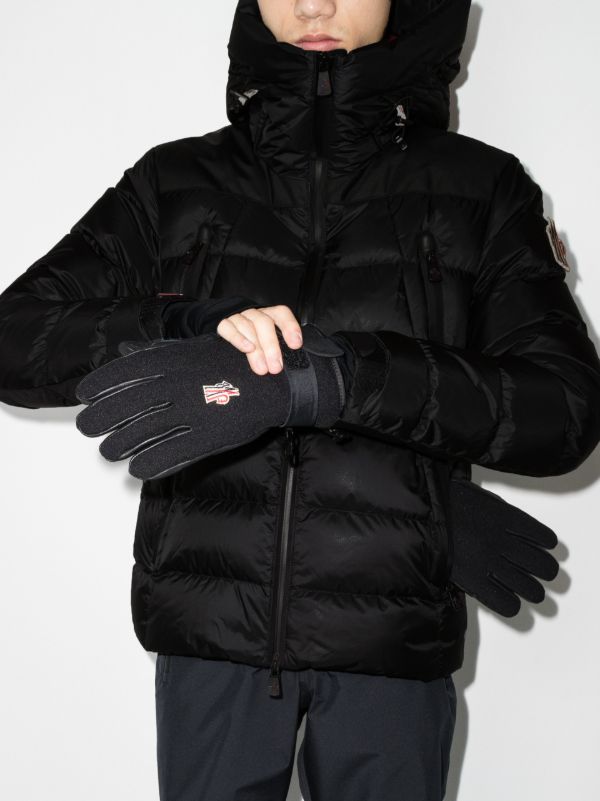 Moncler Grenoble Black Camurac Padded Jacket | Browns Ski Jackets