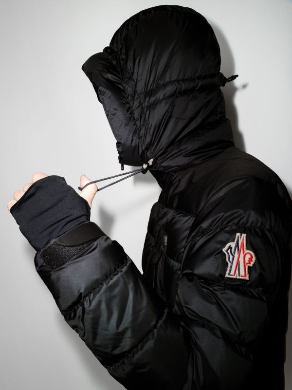 Moncler Grenoble Black Camurac Padded Jacket | Browns Ski Jackets
