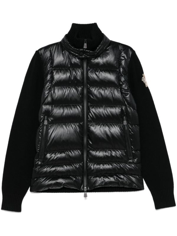 Moncler Grenoble Black Padded Jacket | Browns Ski Jackets