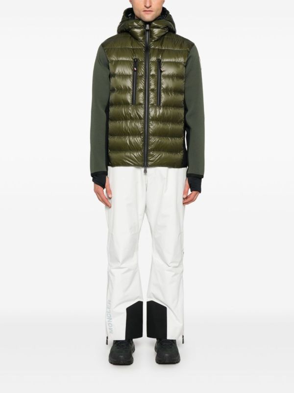 Moncler Grenoble Green Padded Jacket | Browns Ski Jackets