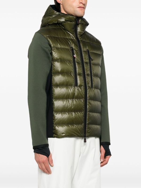 Moncler Grenoble Green Padded Jacket | Browns Ski Jackets