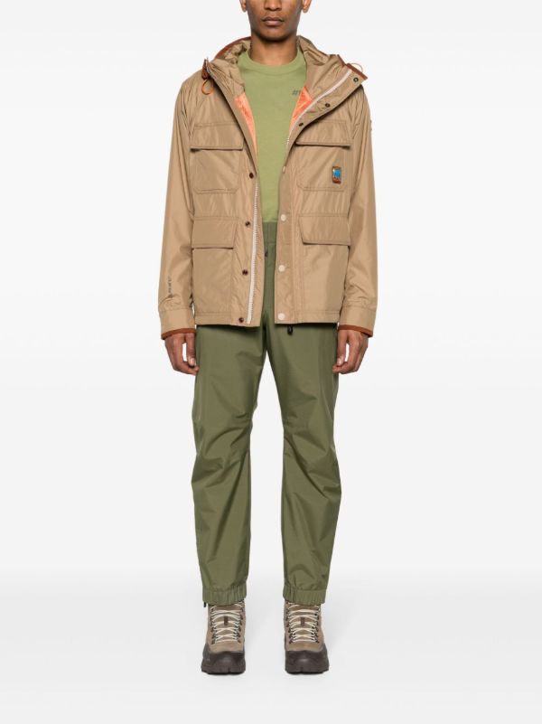 Moncler Grenoble Green Waterproof Tapered Trousers | Browns Performance Track Pants