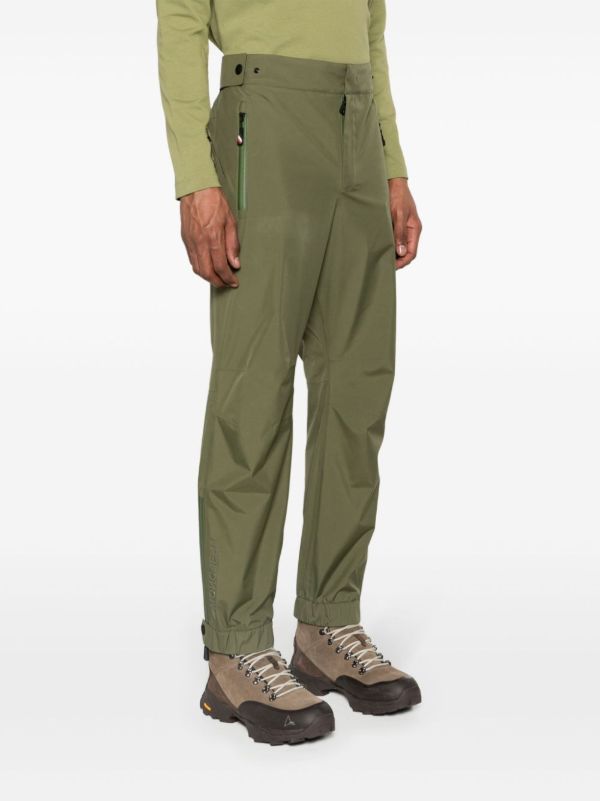 Moncler Grenoble Green Waterproof Tapered Trousers | Browns Performance Track Pants