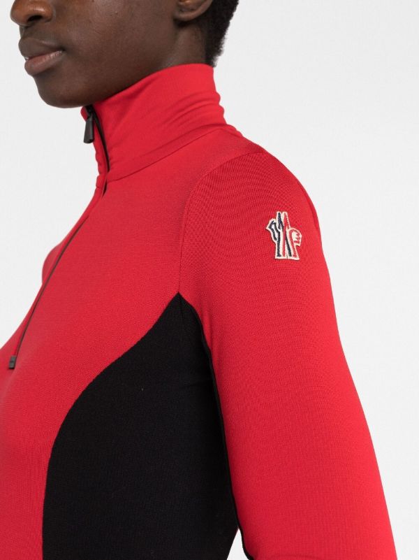 Moncler Grenoble Logo-patch High-neck Top | Browns Base Layers