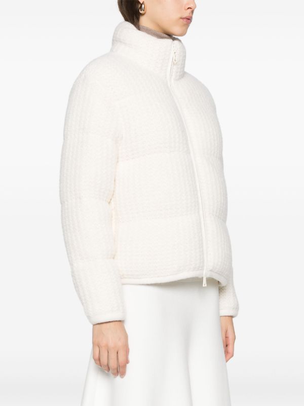 Moncler Knitted Puffer Jacket | Browns Down Jackets