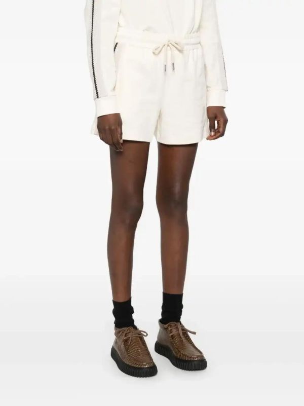 Moncler Knitted-trim Track Shorts | Browns Short & Mini Shorts