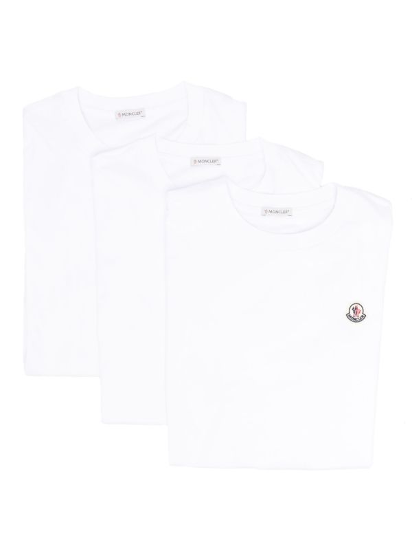 Moncler logo-appliqué T-shirts (pack of three) | Browns T-Shirts