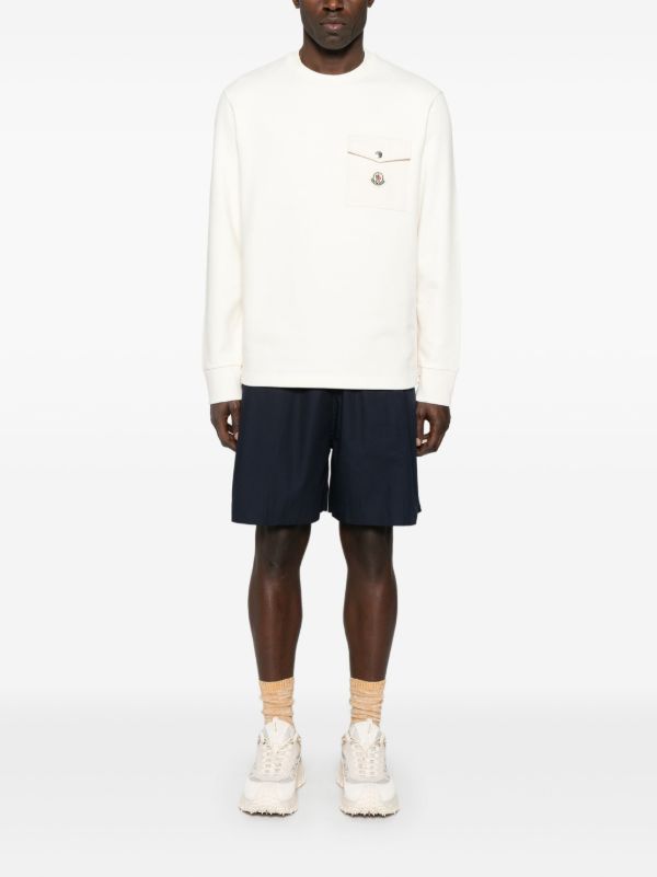 Moncler Logo-Patch Sweatshirt | Browns Sweatshirts