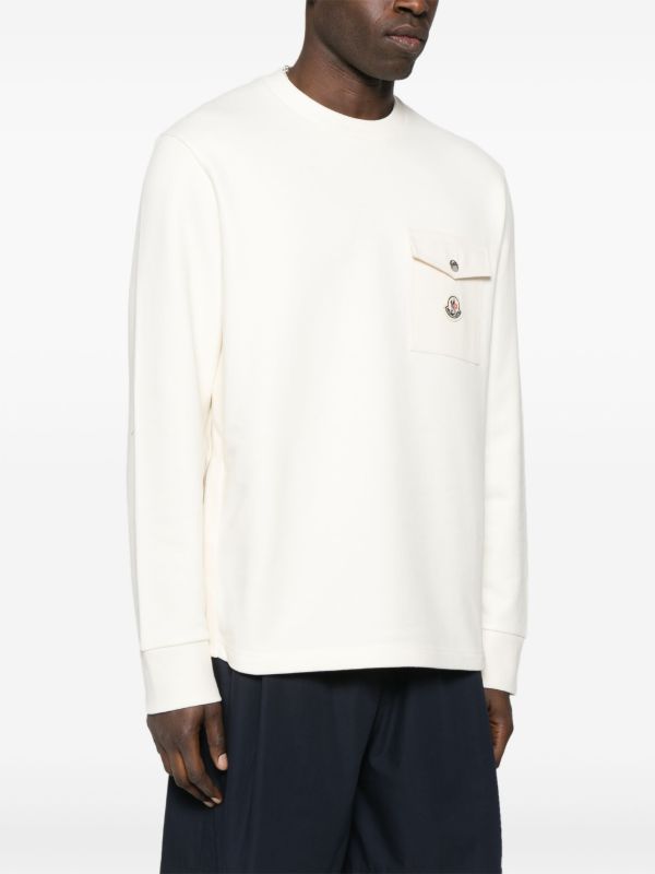 Moncler Logo-Patch Sweatshirt | Browns Sweatshirts