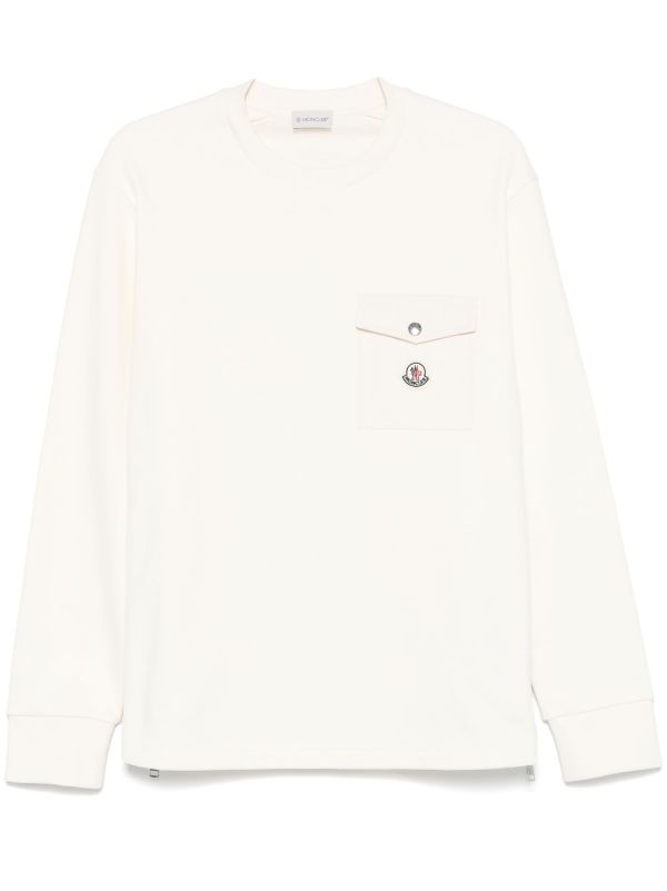 Moncler Logo-Patch Sweatshirt | Browns Sweatshirts