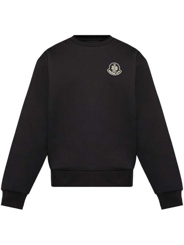 Moncler Logo-Patch Sweatshirt | Browns Sweatshirts