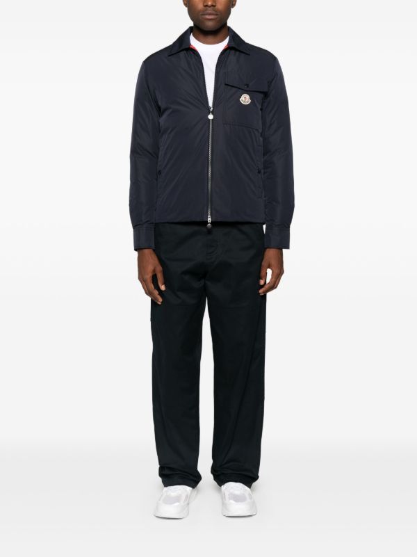 Moncler Logo-patch Trousers | Browns Regular-Fit & Straight Leg Pants