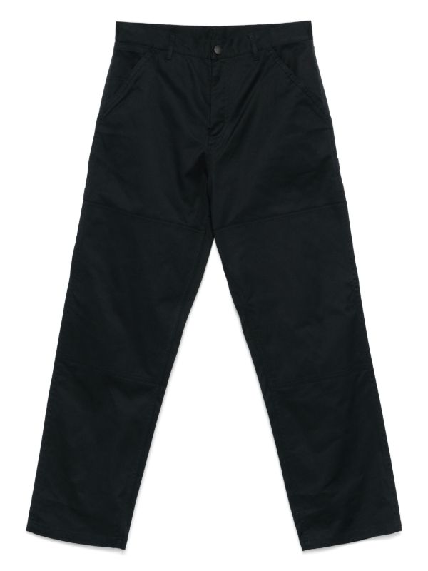 Moncler logo-patch trousers | Browns Regular-Fit & Straight Leg Pants