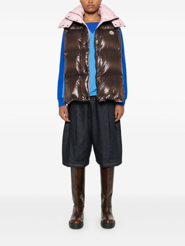 Moncler Luzule Down Gilet | Browns Waistcoats & Gilets