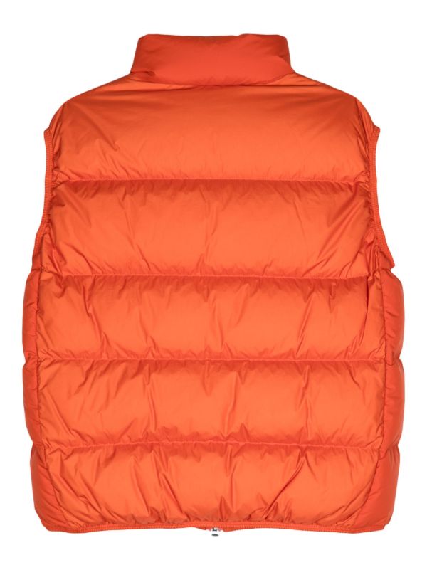 Moncler Orange Almaz Down Gilet | Browns Waistcoats & Gilets