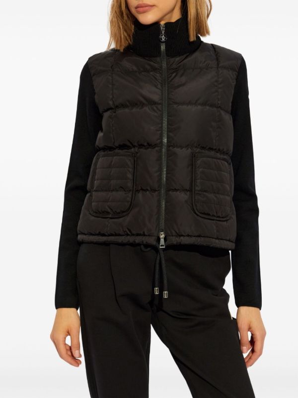 Moncler Panelled Puffer Jacket | Browns Down Jackets