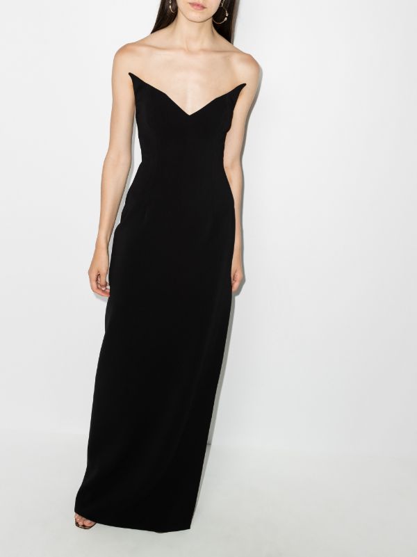 Mônot Plunging Neckline Gown | Browns Evening Dresses