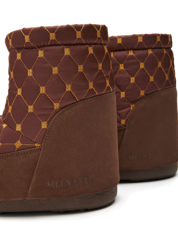 Moon Boot Brown Icon Low Quilted Boots | Browns Boots