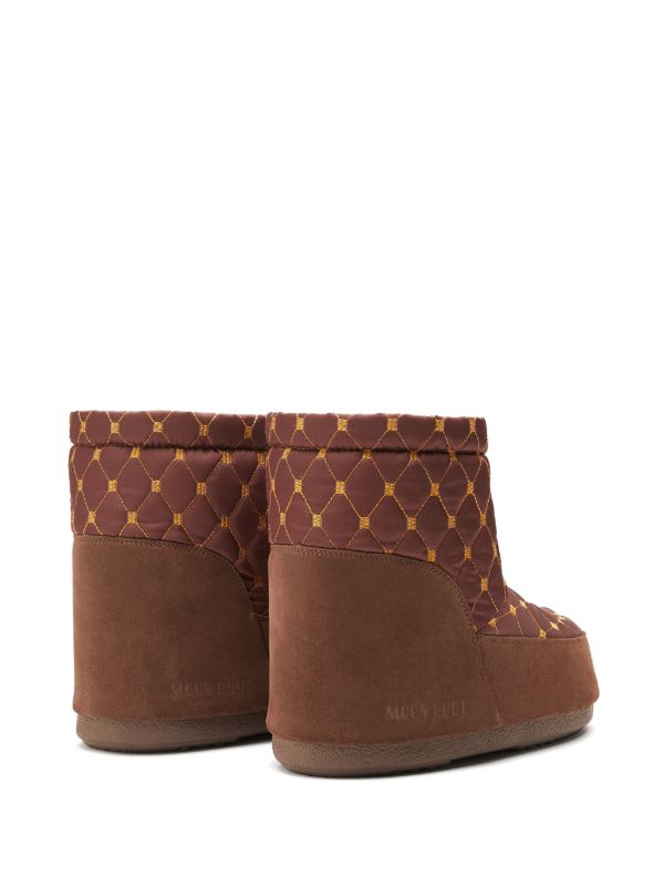 Moon Boot Brown Icon Low Quilted Boots | Browns Boots